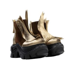 Sculptural Platform Boots