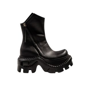 Original Designer Leather Combat Boots