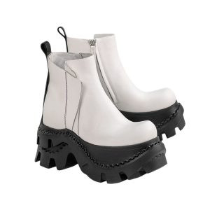 Original Designer Leather Ankle Boots