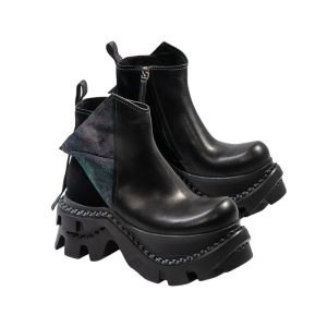 Clean Silhouette Classic Ankle Boots